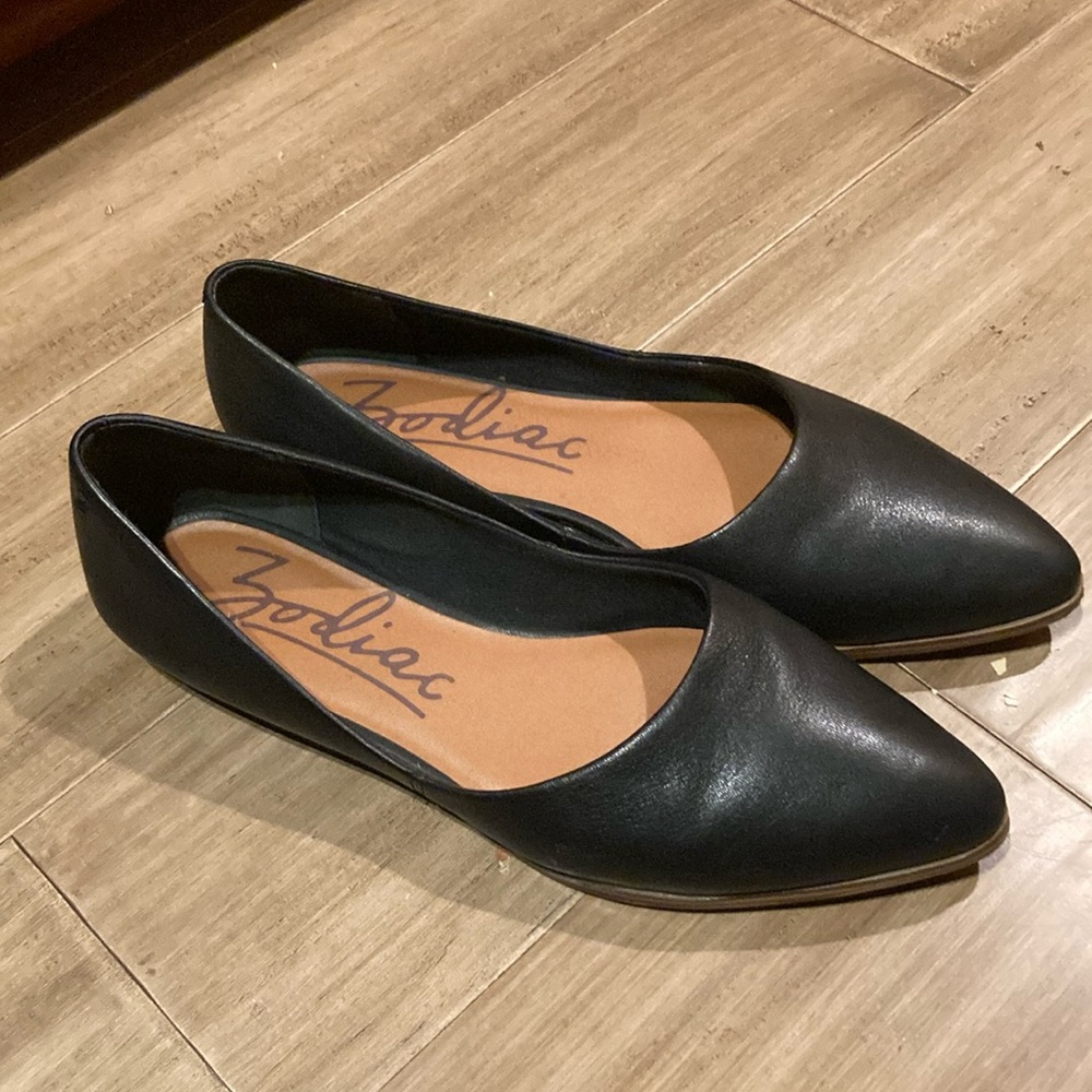 Zodiac Leather Flats - image 1